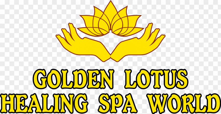 Golden Lotus Logo Healing Spa World Land Jjimjilbang Shopee PNG