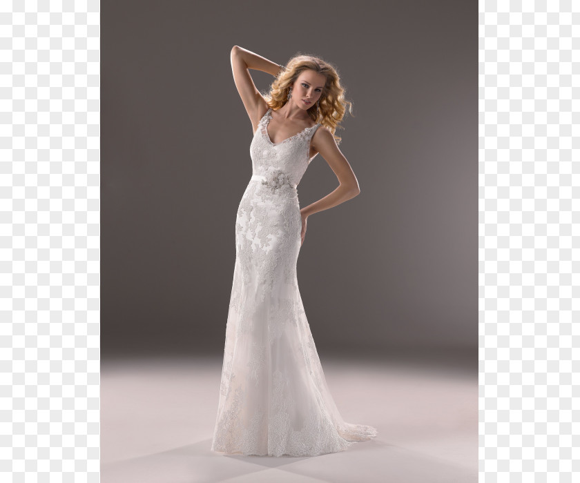 Maggie Sawyer Wedding Dress Spaghetti Strap Neckline Bride PNG