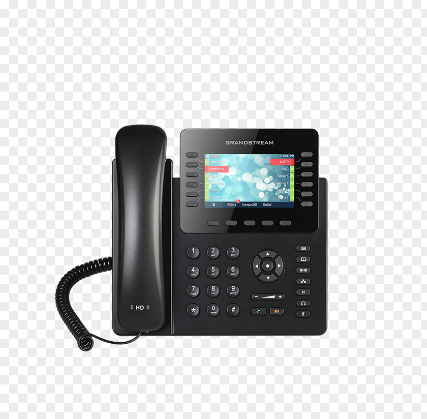 Phone Cable VoIP Grandstream Networks GXP1625 Voice Over IP Telephone PNG