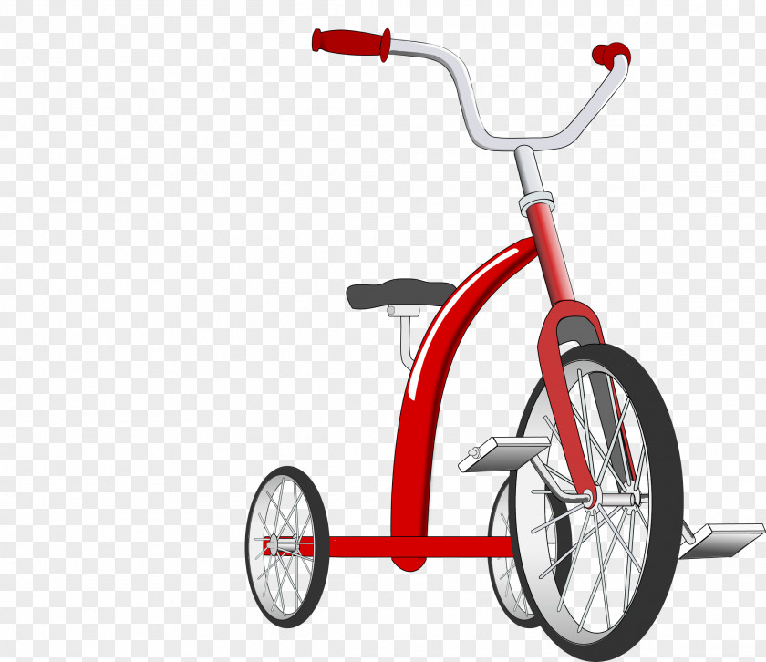 Vector Bike Tricycle Bicycle Clip Art PNG