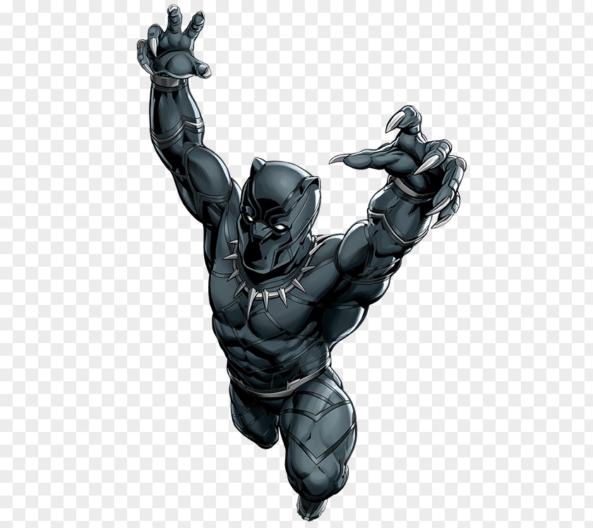 Black Panther Marvel: Avengers Alliance Captain America Vision Wakanda PNG