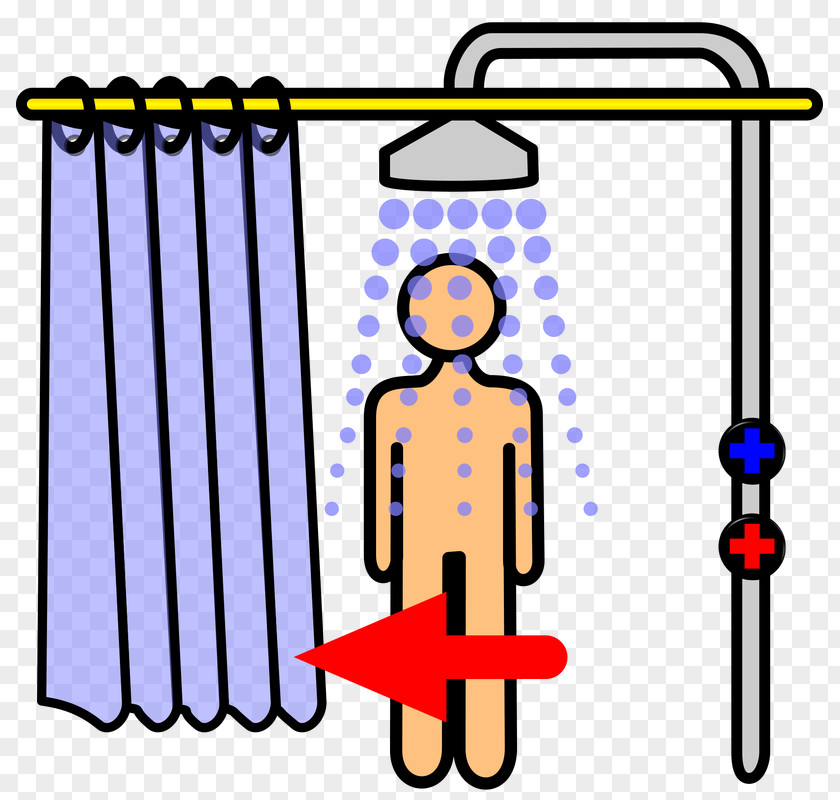 Clothes For Airing Shower Bathroom Clip Art PNG