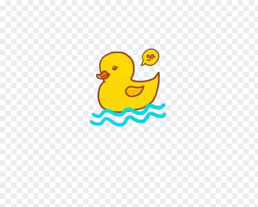 Little Yellow Duck IPhone 4 Project Wallpaper PNG