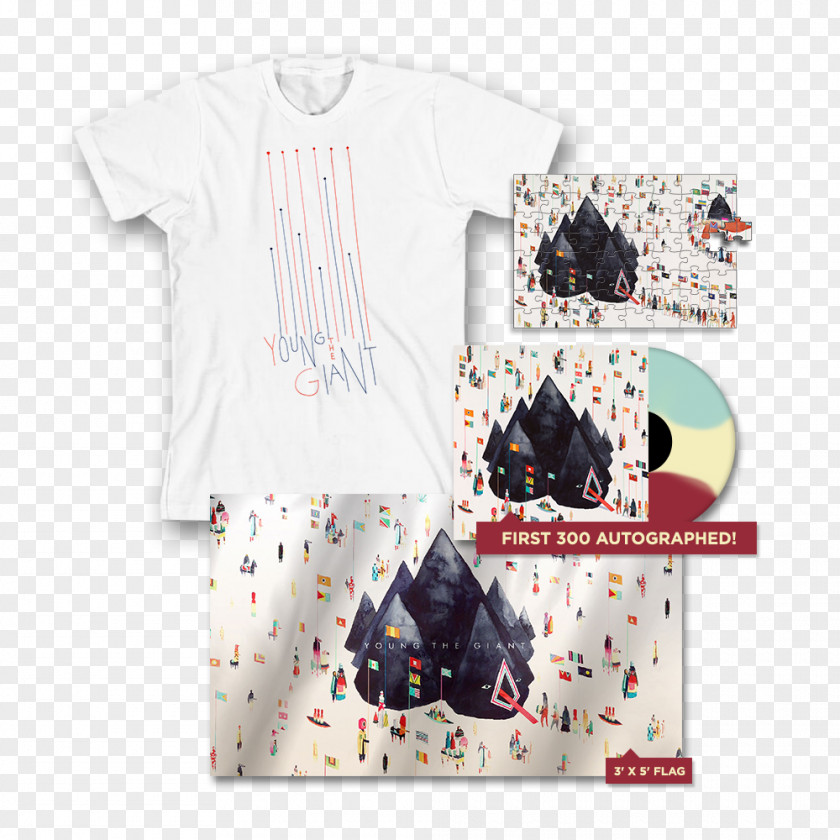 T-shirt Home Of The Strange Young Giant Phonograph Record Album PNG