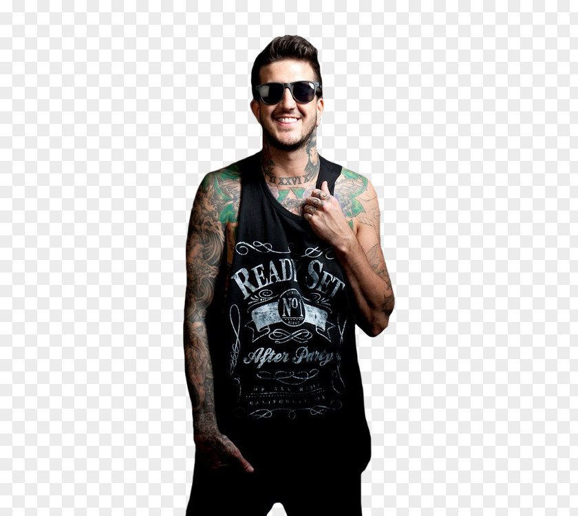 T-shirt Sunglasses Facial Hair Sleeveless Shirt PNG