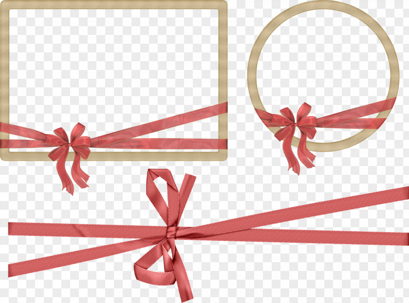 Bow Picture Frames Clip Art PNG
