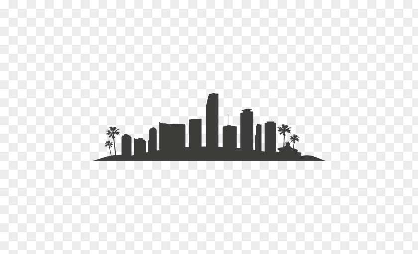Cityscape Clipart Miami New York City Skyline Silhouette PNG