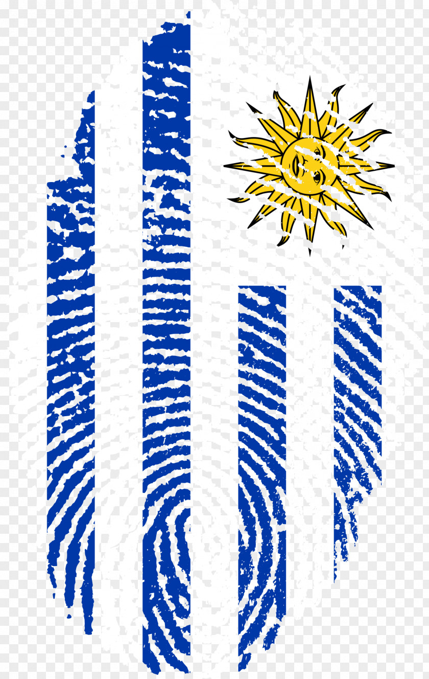 Finger Print Flag Of Uruguay Gallery Sovereign State Flags Fingerprint PNG