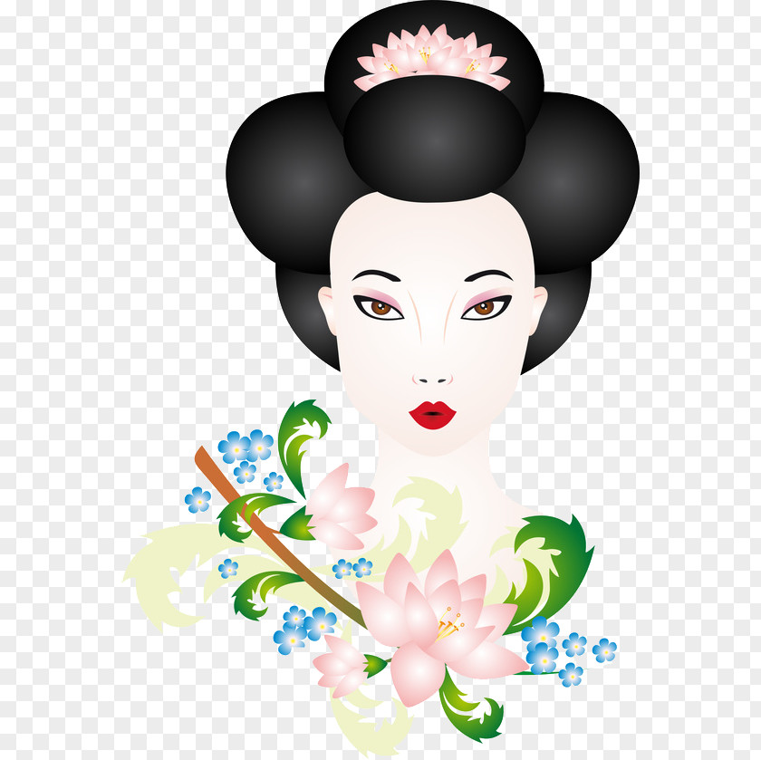 Japan Geisha PNG