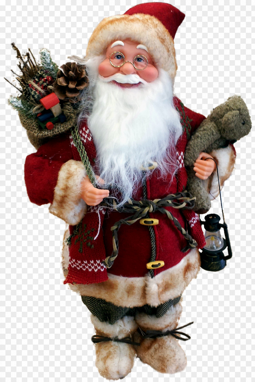 Santa Claus Doll Christmas Decoration Ornament Father PNG