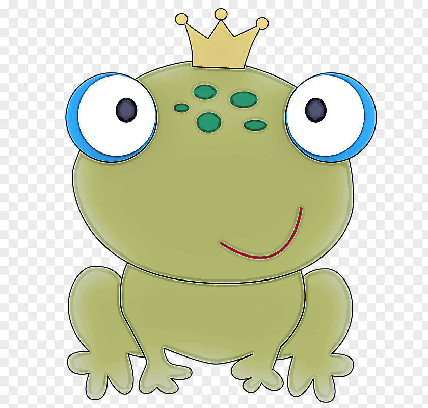 True Frog Smile Green Cartoon Clip Art PNG