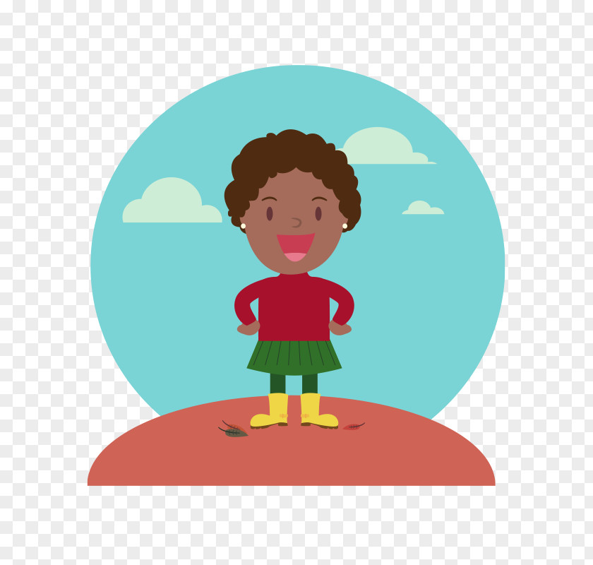 Vector Black Child Under The Sky Season Download PNG