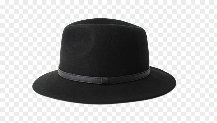 Wool Nepalese Black Hat Fedora Bowler Miners Cap PNG