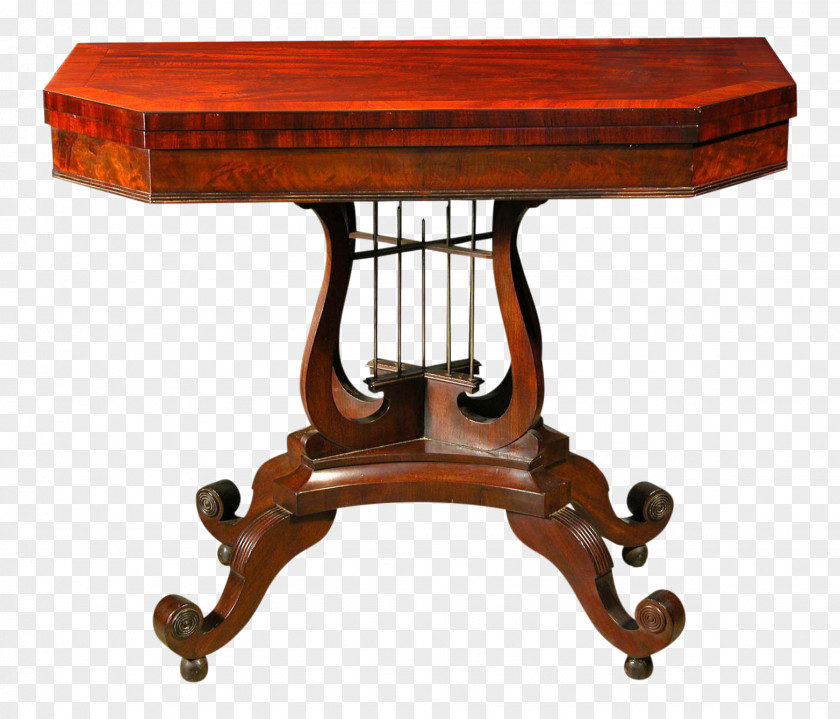 Classical Mullion Table Antique PNG