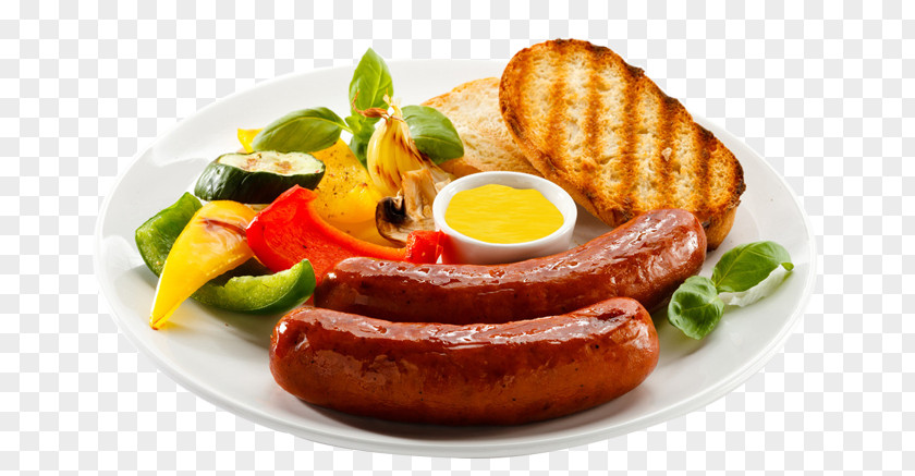 Food Breakfast Sausage Barbecue German Cuisine PNG