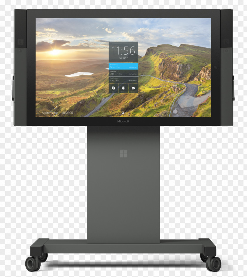 Lcd Screen Surface Hub Microsoft Interactive Whiteboard Computer PNG