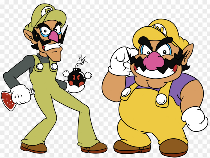 Luigi Mario & Wario Super Bros. 3 Bowser PNG