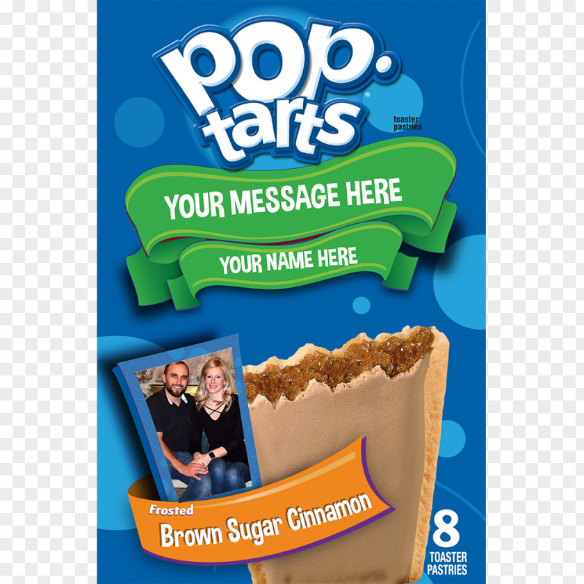 Pop Tart Kellogg's Pop-Tarts Frosted Brown Sugar Cinnamon Toaster Pastries Frosting & Icing Pastry Chocolate Fudge Food PNG