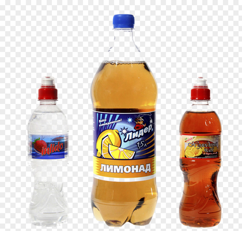Water Orange Soft Drink Mineral Plastic Bottle PNG