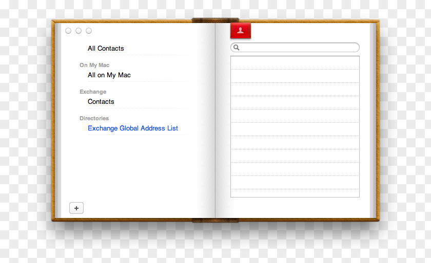 Contact List Google Contacts MacOS Sync PNG