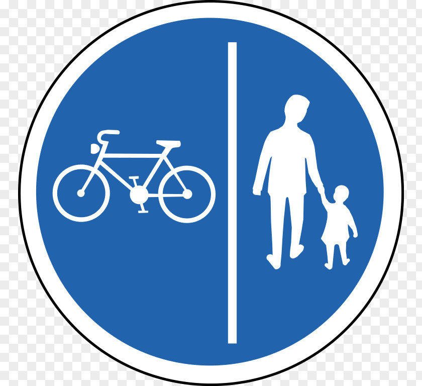 Road Sweden Traffic Sign Bicycle Segregated Cycle Facilities PNG