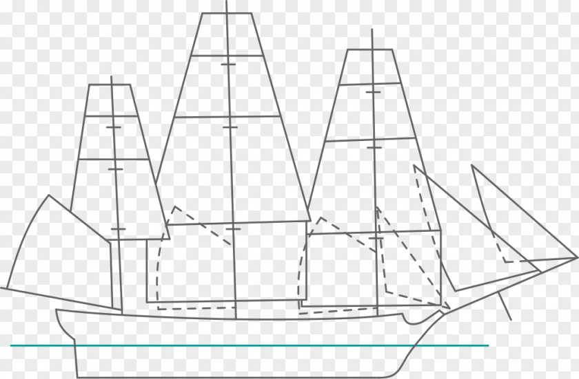 Sail Brigantine Galleon Caravel Barque PNG