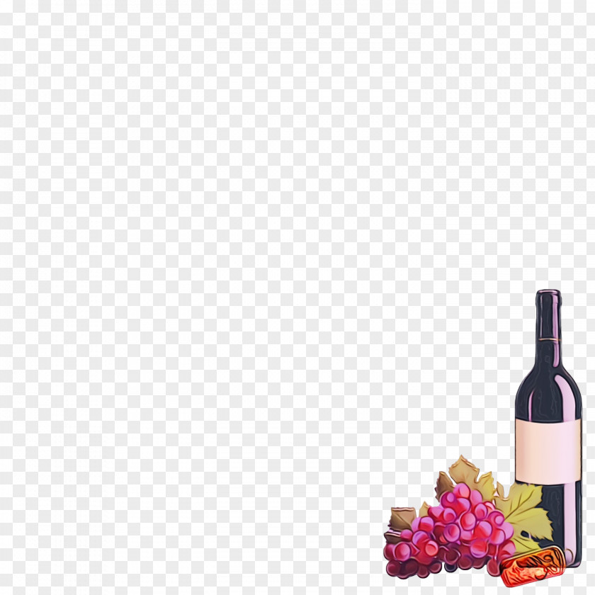 Wine Bottle Red Glass PNG