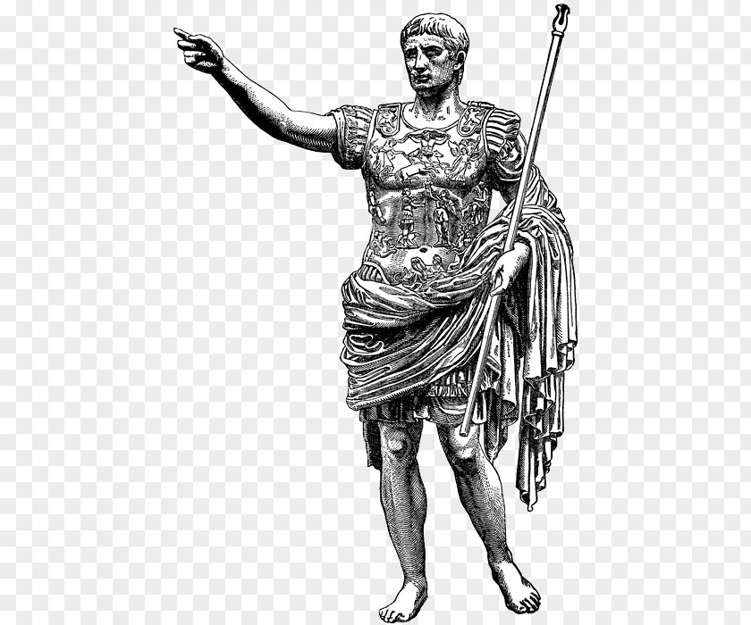 Augustus Of Prima Porta Ancient Rome Roman Empire Emperor PNG
