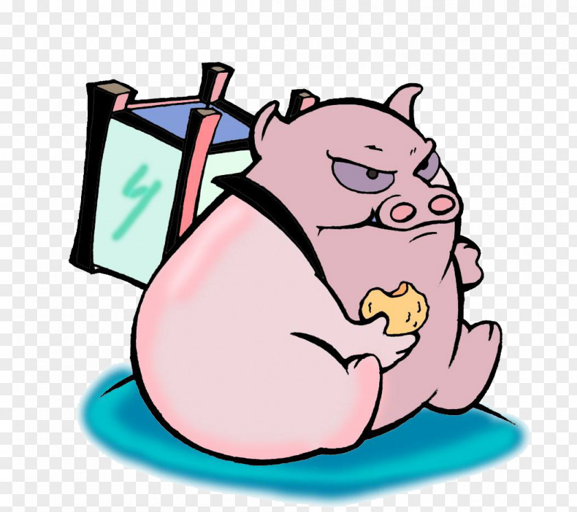 Cartoon Pig Domestic Drawing PNG