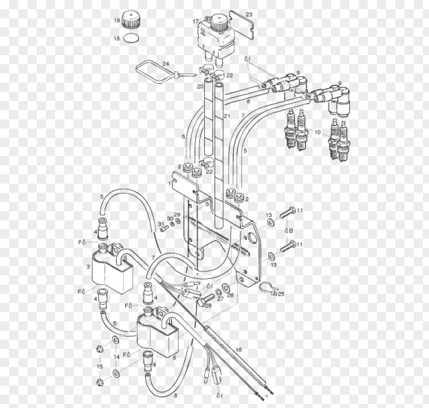 Engine BRP-Rotax GmbH & Co. KG Rotax 582 Wiring Diagram 447 503 PNG