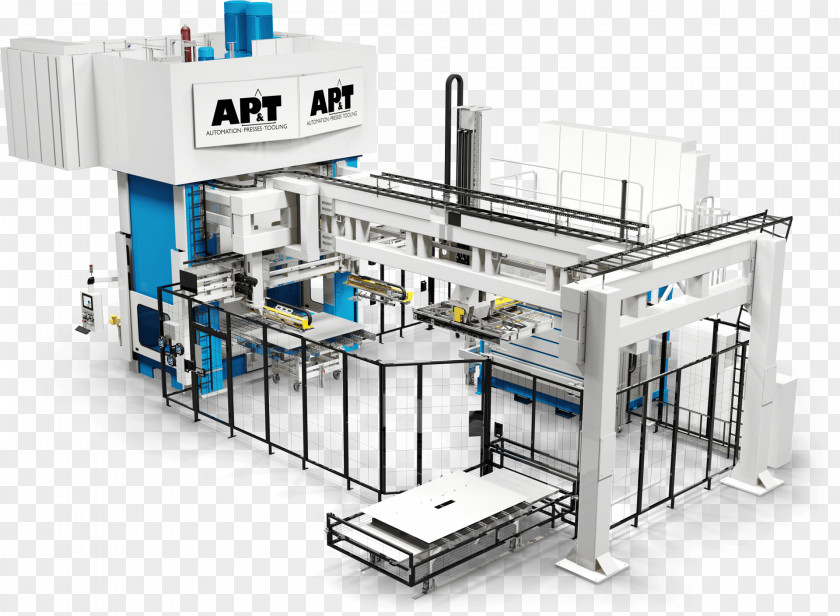 Factory Production Line AP&T Hot Working Aluminium Automation PNG