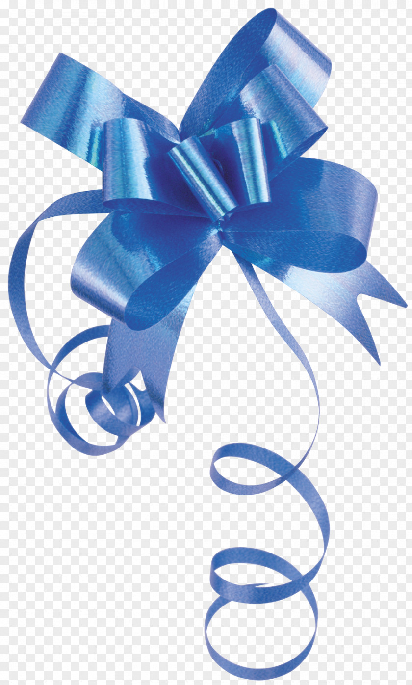 Ribbon Blue Gift Green PNG