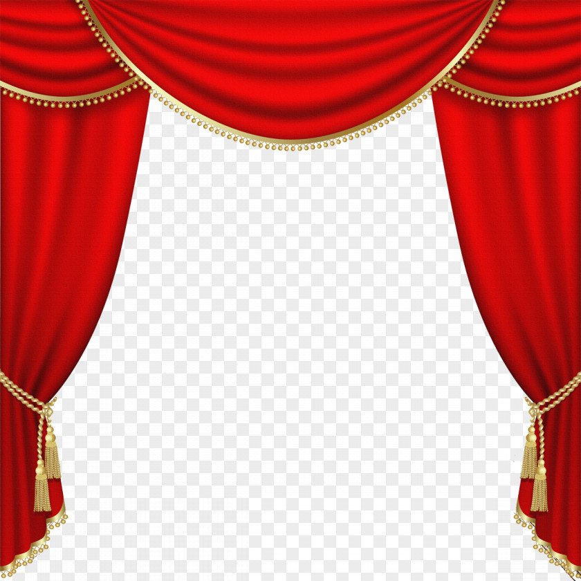 Curtains Stage Stock Photography Illustration Clip Art PNG