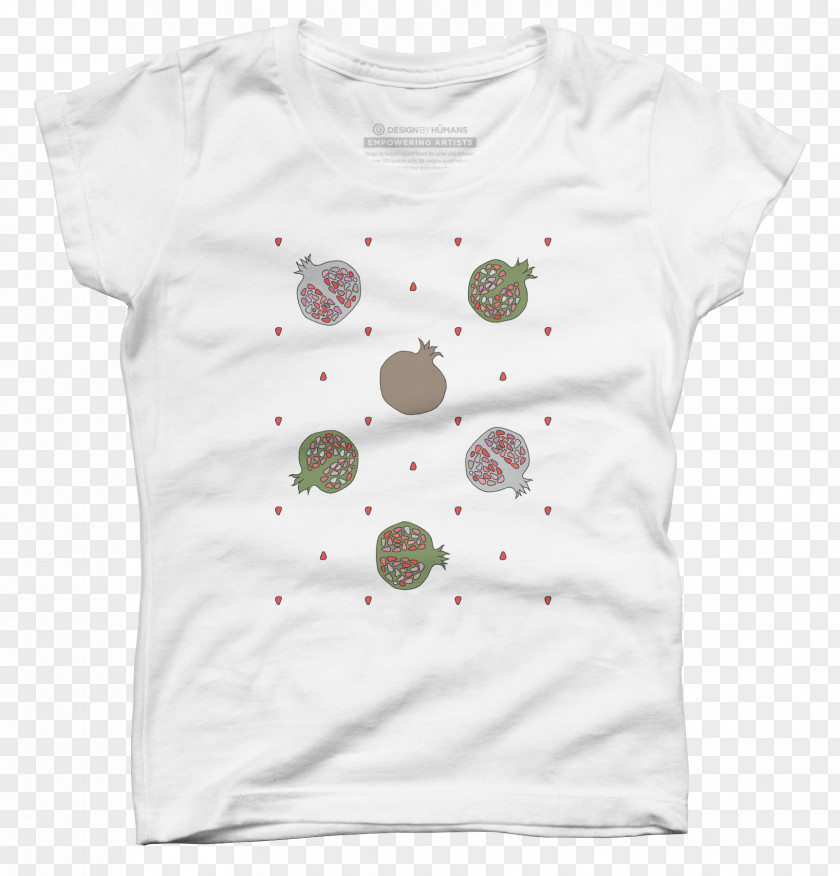 Hand-painted Pomegranate T-shirt Clothing Top Design By Humans PNG