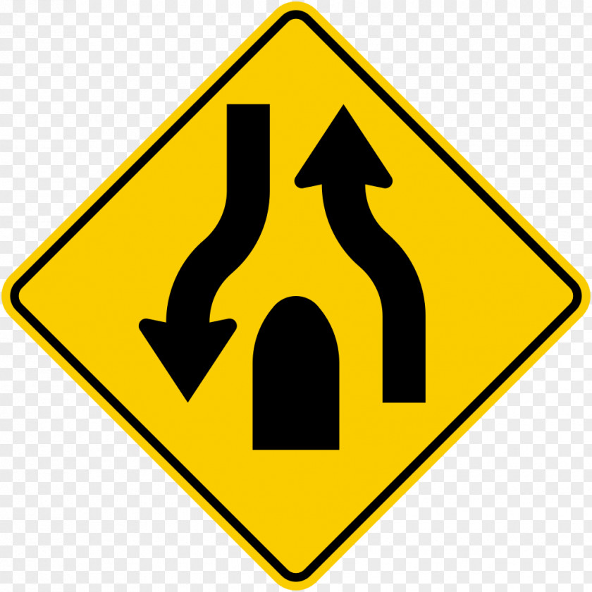 Highway Signs Traffic Sign One-way Driving Test Road PNG