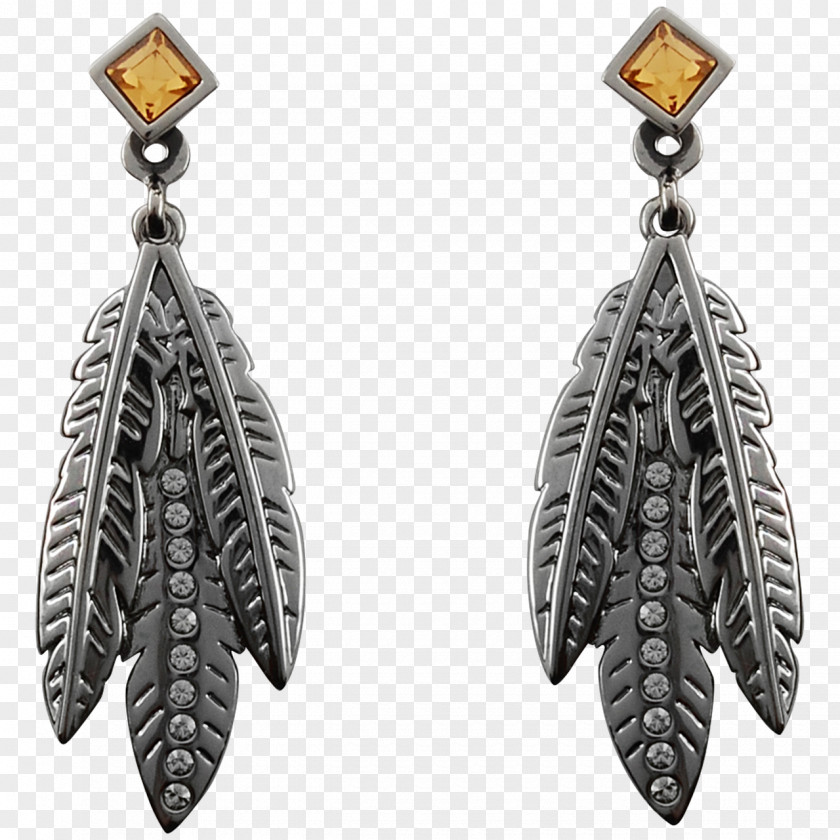 Raven Feather Earring Body Jewellery Brooch Manufaktur Herzblut PNG