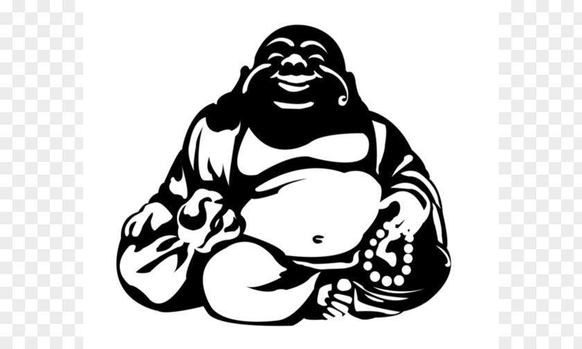 Buddha Silhouette Standing T-shirt Budai Buddhism Clip Art PNG