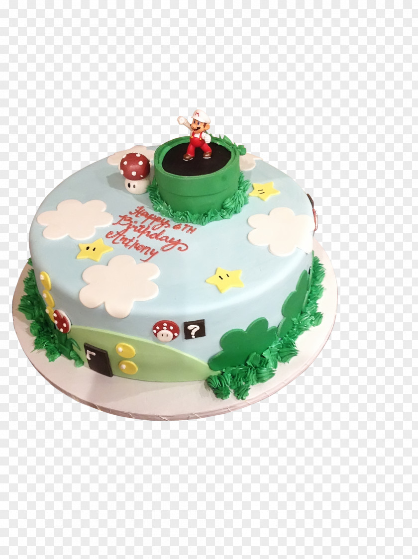 Birthday Cake Sugar Frosting & Icing Torte PNG