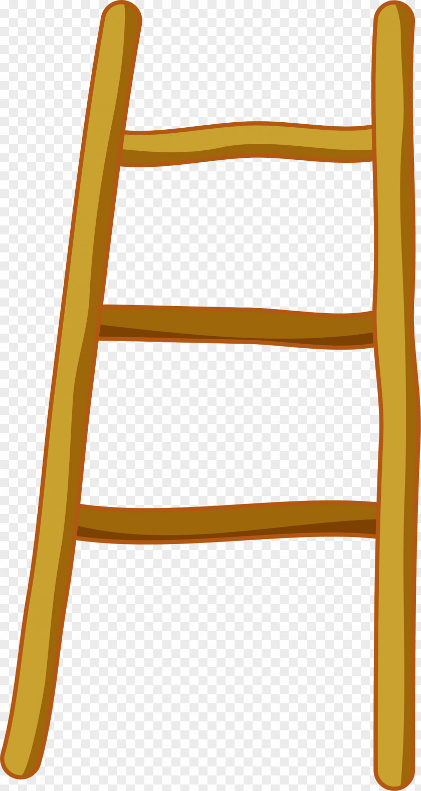 Cartoon Yellow Ladder Drawing Animation PNG