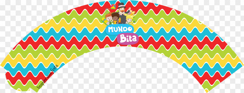 Cupcake Mundo Bita Printing Label Party PNG