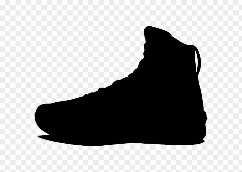 M Shoe Walking Font Silhouette Black & White PNG
