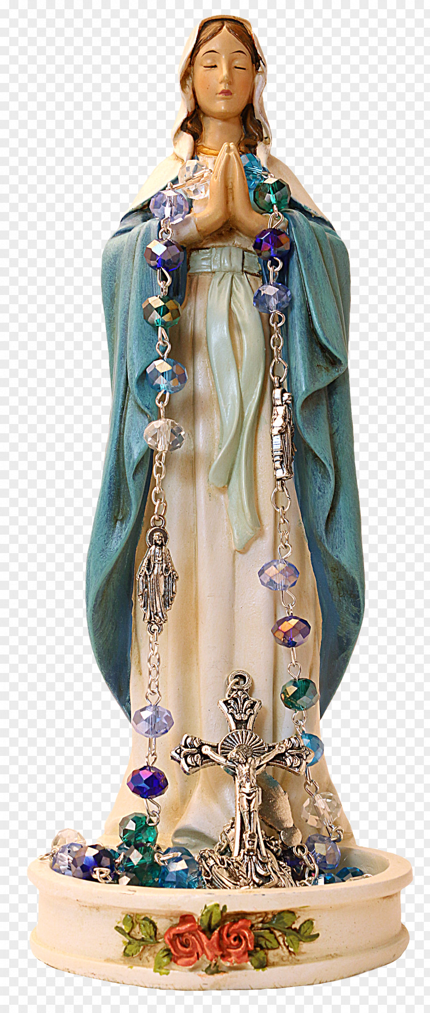 Mary Statue Madonna And Child Our Lady Of Guadalupe Rosary PNG