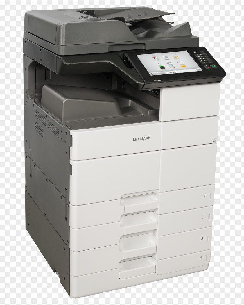 Printer Photocopier Multi-function LEXMARK MX910de Mono Multifunctional Laser Black White 26Z0173 Lexmark A3 Multifunction PNG