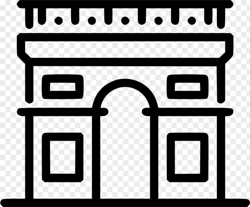 Arch Icon Arc De Triomphe Illustration PNG