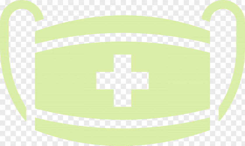 Green Line Cross Symbol Logo PNG