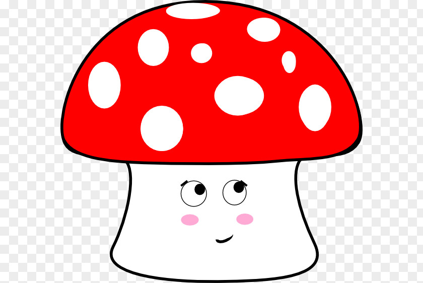 Mushroom Clip Art Amanita Muscaria Image Openclipart PNG