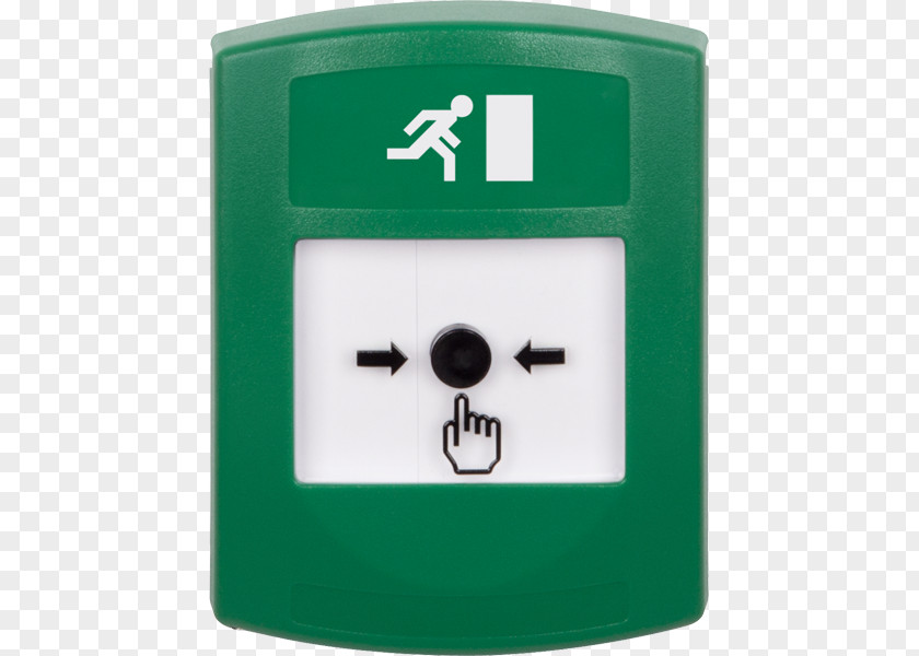 Technology Green Alarm Device PNG