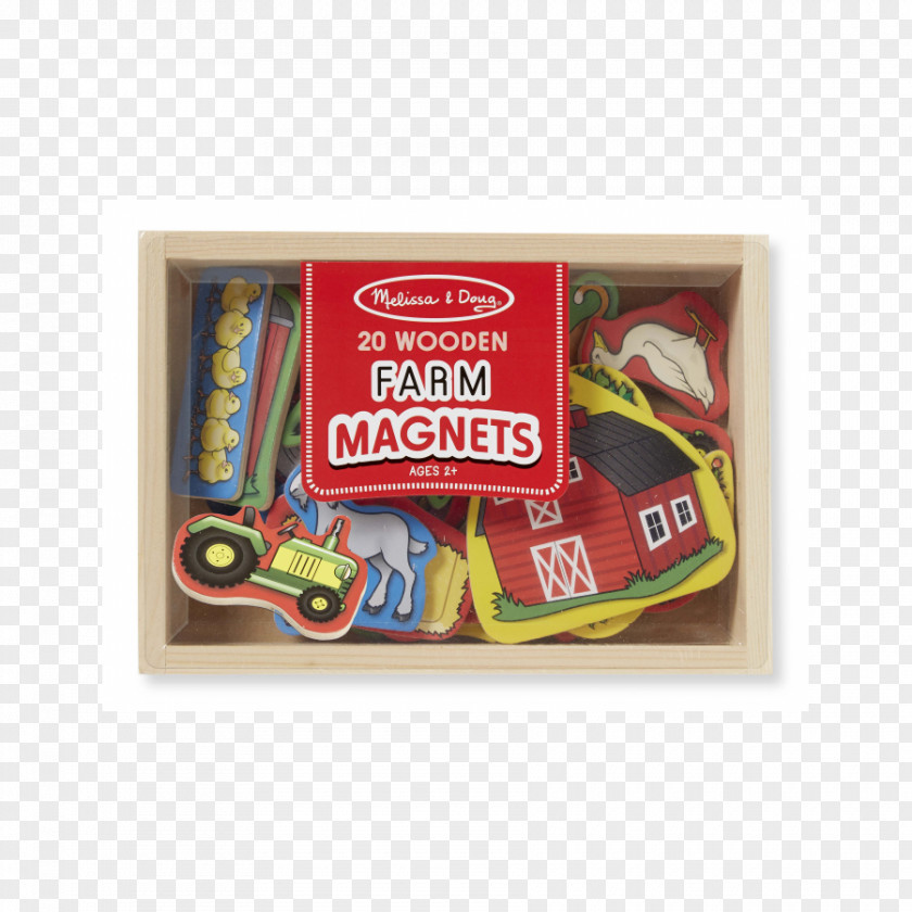 Toy Melissa & Doug Wooden Farm Magnets Amazon.com Craft PNG