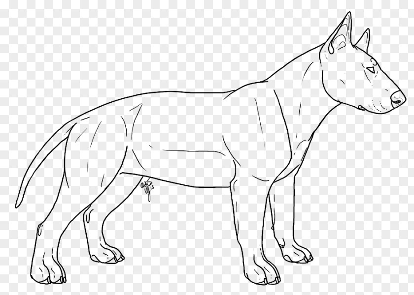 Dog Breed Red Fox Line Art Pack Animal PNG