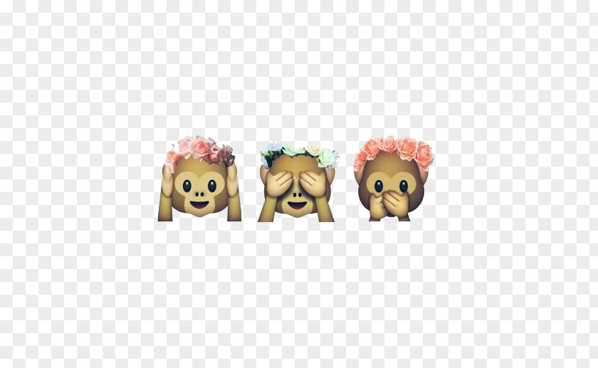 Emoji Three Wise Monkeys Sticker Image PNG